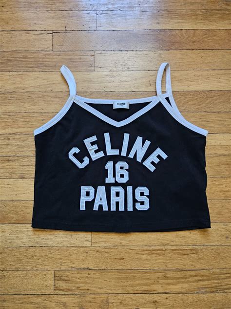 tank top celine|celine cropped top.